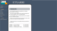 Desktop Screenshot of etxarri.com