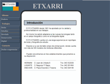 Tablet Screenshot of etxarri.com